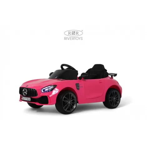 Детский электромобиль Mercedes-Benz AMG GT X777XX розовый глянец