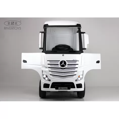 Детский электромобиль Mercedes-Benz Actros 4WD (HL358) белый