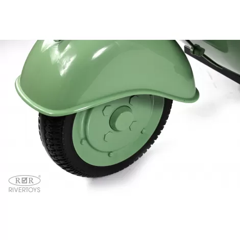 Детский электроскутер VESPA (M888MM) зеленый