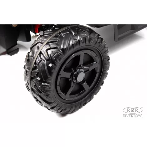 Детский электромобиль K777KK LUX 4WD оранжевый