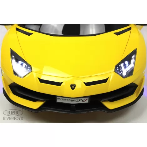 Детский электромобиль Lamborghini Aventador SVJ (A333MP) желтый