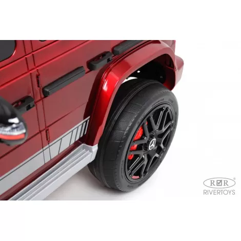 Детский электромобиль Mercedes-Benz G63 (K999KK) вишневый глянец