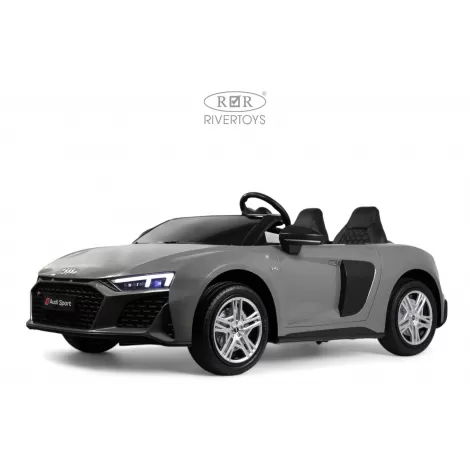 Детский электромобиль AUDI R8 (M333MM) серый