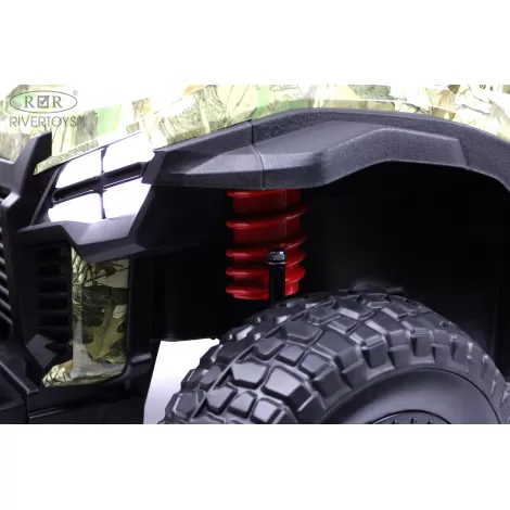 Детский электромобиль P333PP (Buggy) зеленый камуфляж