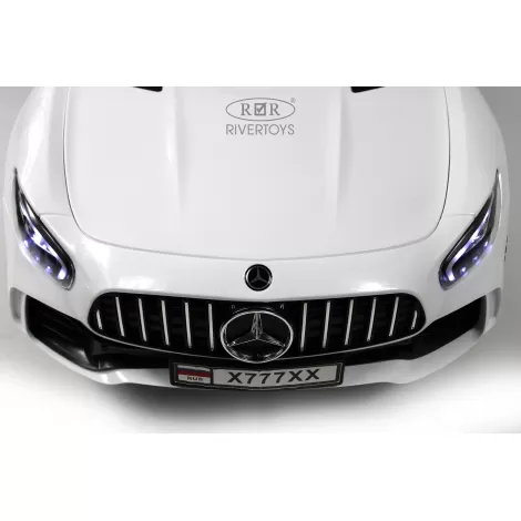 Детский электромобиль Mercedes-Benz AMG GT X777XX белый