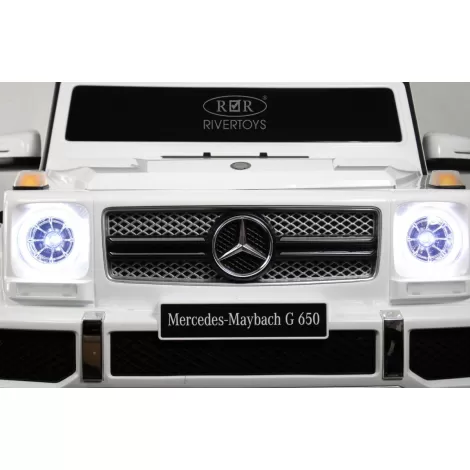 Детский электромобиль Mercedes-Maybach G650 Landaulet (M999MM) белый