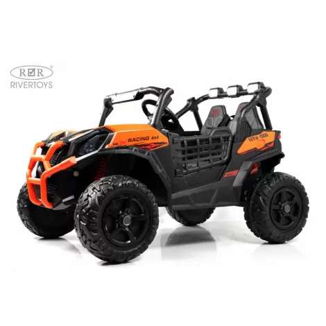 Детский электромобиль K777KK LUX 4WD оранжевый