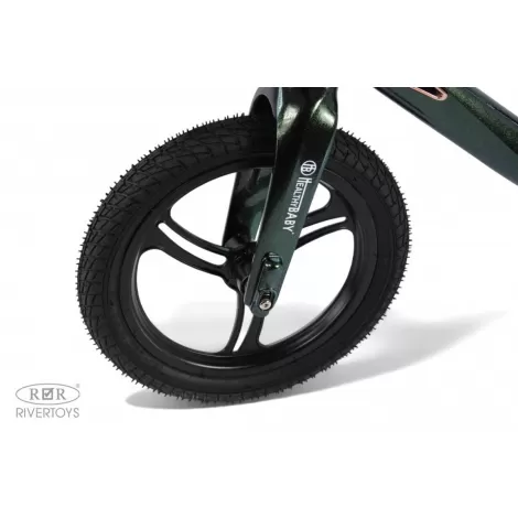 Детский беговел HB-555-14 темно-зеленый