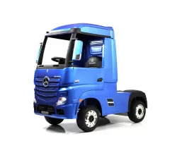 Детский электромобиль Mercedes-Benz Actros HL358 синий глянец