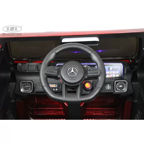 Детский электромобиль Mercedes-Benz G63 (K999KK) вишневый глянец