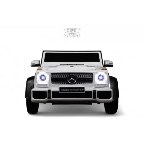 Детский электромобиль Mercedes-Maybach G650 Landaulet (M999MM) белый