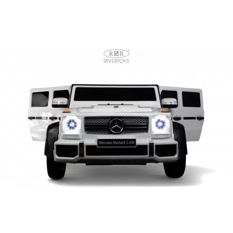 Детский электромобиль Mercedes-Maybach G650 Landaulet (M999MM) белый