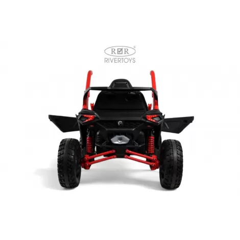 Детский электромобиль Z707ZZ черно-красный