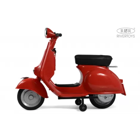 Детский электроскутер VESPA (M888MM) красный