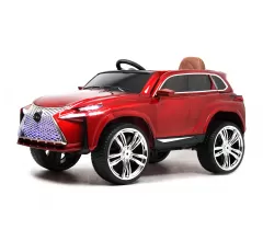 Детский электромобиль E111KX вишневый глянец
