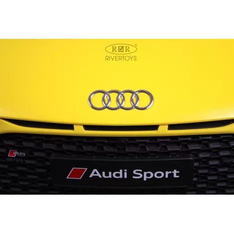 Детский электромобиль AUDI R8 (M333MM) желтый