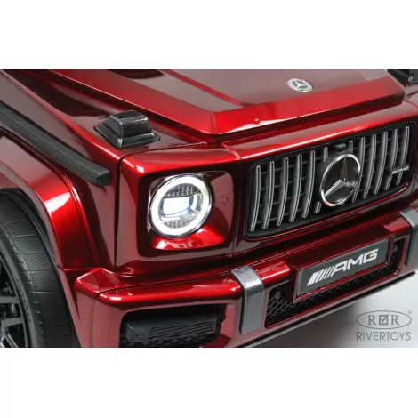 Детский электромобиль Mercedes-Benz G63 (K999KK) вишневый глянец