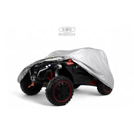 Детский электромобиль Z707ZZ черно-красный