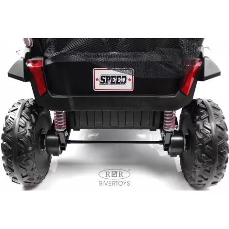 Детский электромобиль T777TT 4WD розовый камуфляж