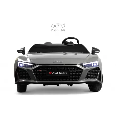 Детский электромобиль AUDI R8 (M333MM) серый