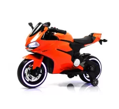 Детский электромотоцикл А001АА оранжевый