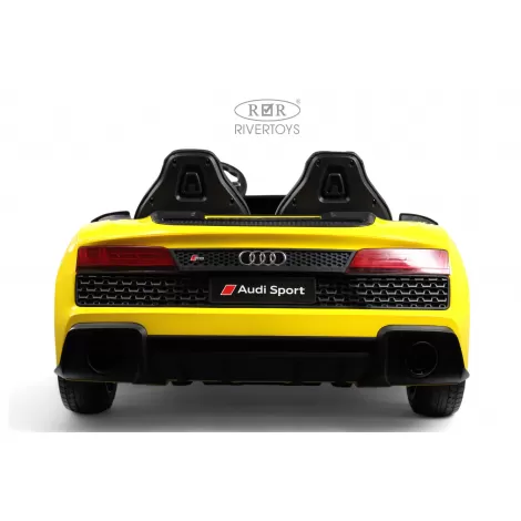 Детский электромобиль AUDI R8 (M333MM) желтый