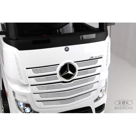 Детский электромобиль Mercedes-Benz Actros 4WD (HL358) белый