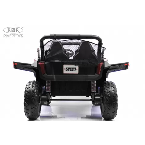 Детский электромобиль T777TT 4WD розовый камуфляж