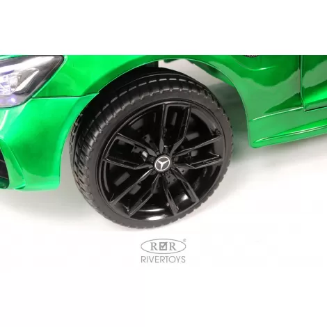 Детский электромобиль Mercedes-Benz AMG GT X777XX зеленый глянец