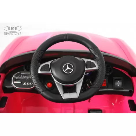 Детский электромобиль Mercedes-Benz AMG GT X777XX розовый глянец