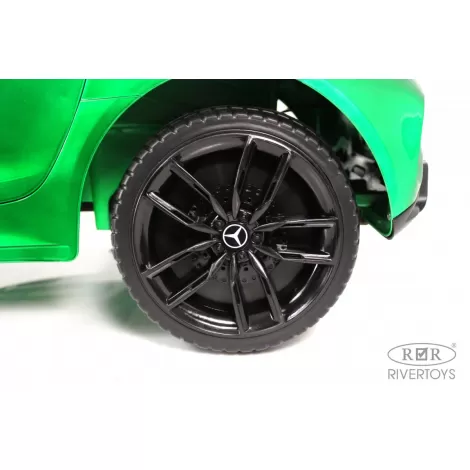 Детский электромобиль Mercedes-Benz AMG GT X777XX зеленый глянец