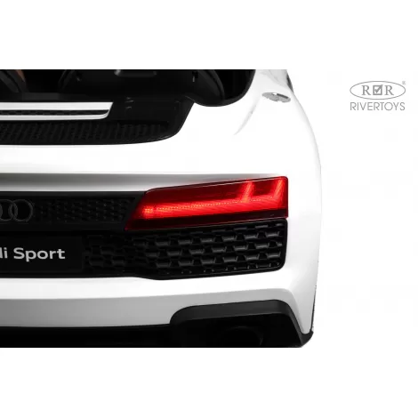 Детский электромобиль AUDI R8 (M333MM) белый