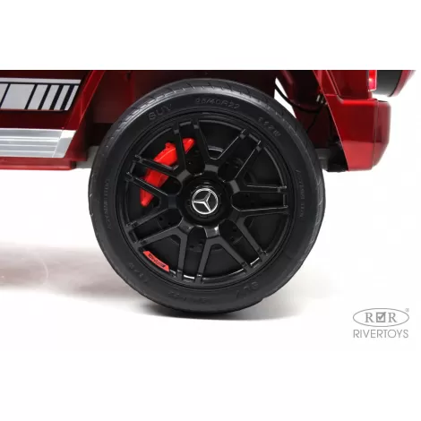 Детский электромобиль Mercedes-Benz G63 (K999KK) вишневый глянец