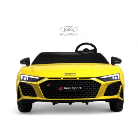 Детский электромобиль AUDI R8 (M333MM) желтый