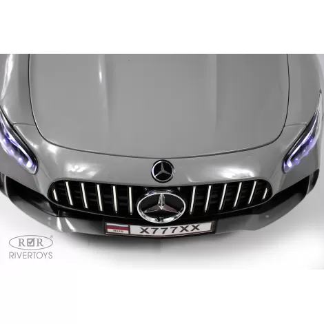 Детский электромобиль Mercedes-Benz AMG GT X777XX серый