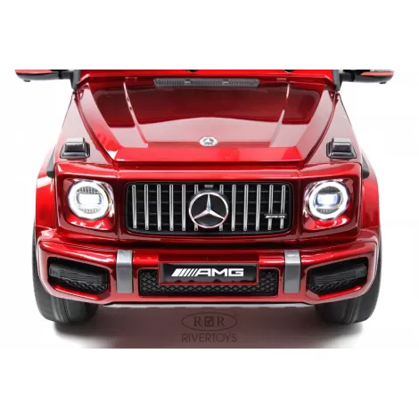 Детский электромобиль Mercedes-Benz G63 (K999KK) вишневый глянец