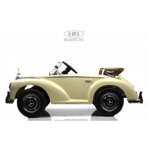 Детский электромобиль Mercedes-Benz 300S бежевый