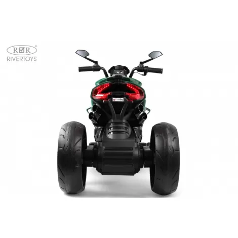 Детский электромотоцикл C111MC зеленый