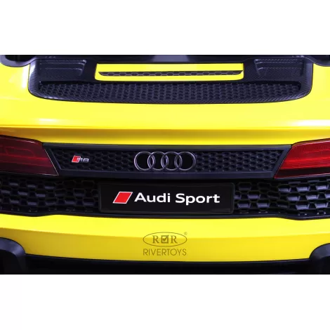 Детский электромобиль AUDI R8 (M333MM) желтый