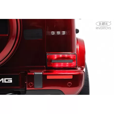 Детский электромобиль Mercedes-Benz G63 (K999KK) вишневый глянец