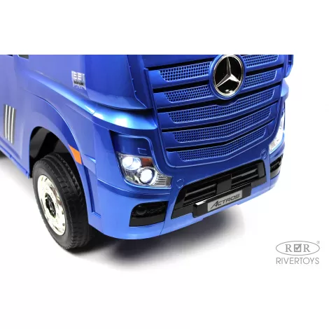 Детский электромобиль Mercedes-Benz Actros HL358 синий глянец