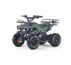 Детский бензиновый квадроцикл TIGER зеленый камуфляж