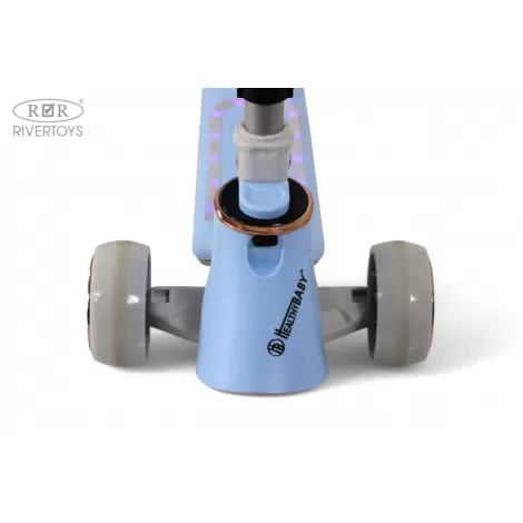 Детский самокат HB-008 синий