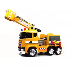 Детский электромобиль-пожарная автолестница G001GG жёлтый
