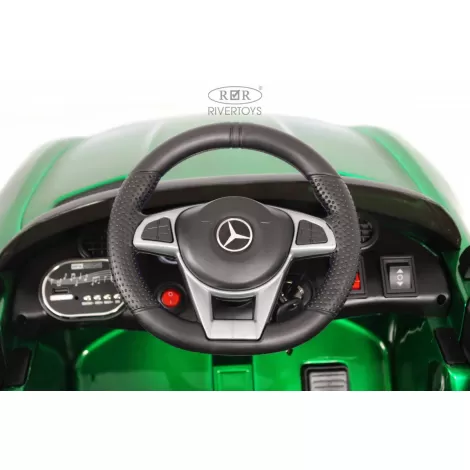 Детский электромобиль Mercedes-Benz AMG GT X777XX зеленый глянец