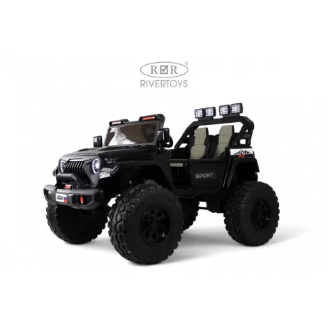 Детский электромобиль Jeep A222AA черный