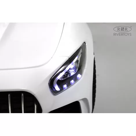 Детский электромобиль Mercedes-Benz AMG GT X777XX белый