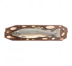 Декоративное панно на стену Форель (Таймень) (подарок рыбаку, сувенир)