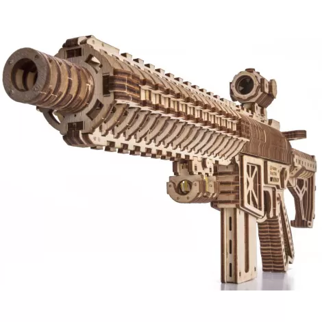 Механическая сборная модель Wood Trick Штурмовая винтовка AR-T