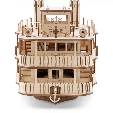Сборная модель из дерева EWA Колесный пароход "Принцесса рек"